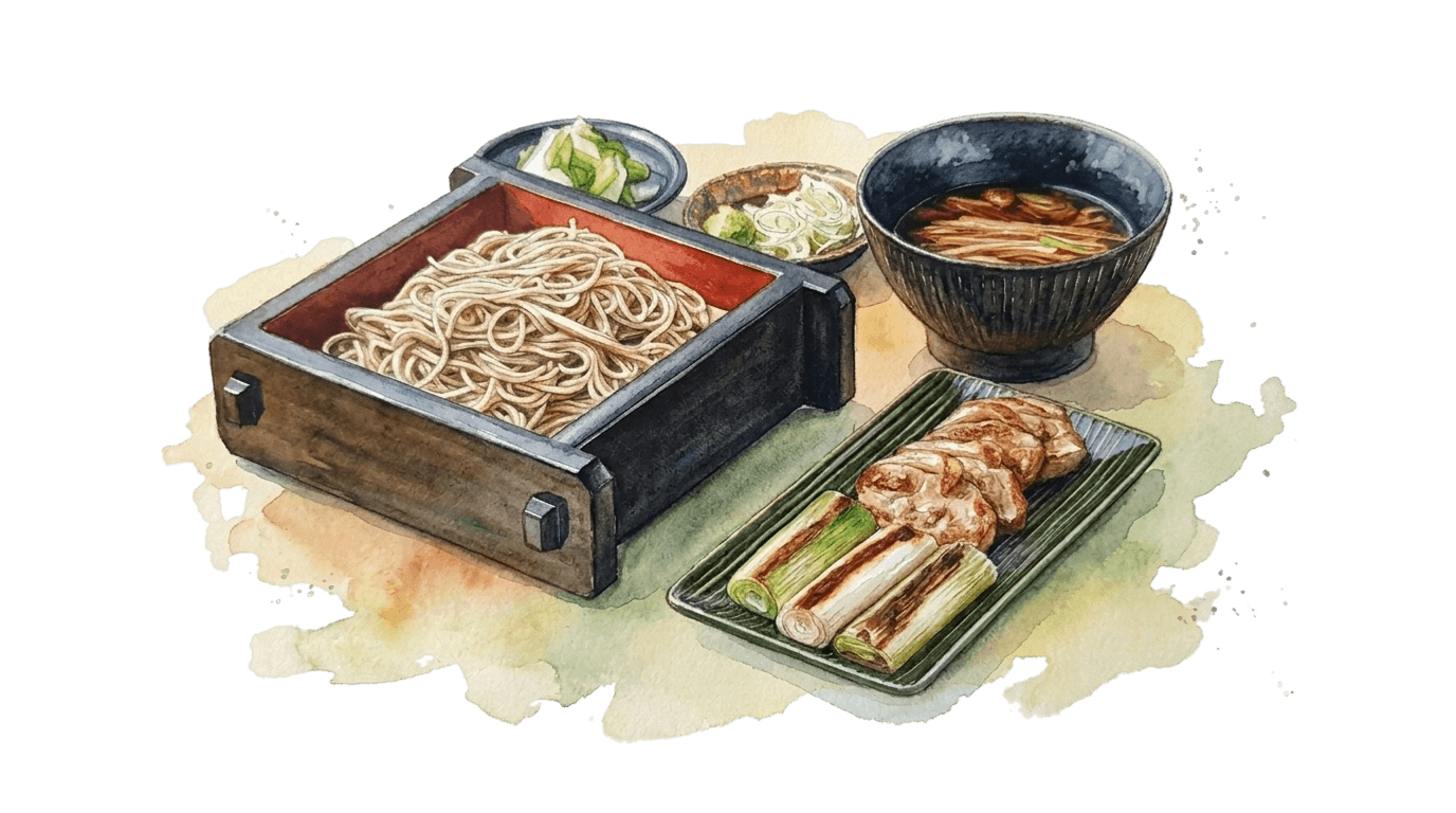 鴨のせいろ