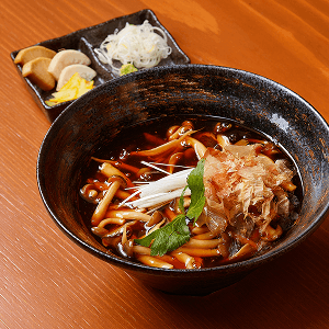 きのこの具沢山蕎麦