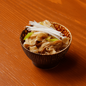 ミニ葱豚丼