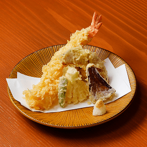 大海老天ぷら盛り合わせ