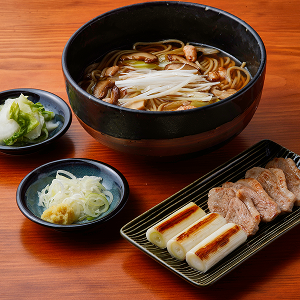 【名物】千住葱とブランド鴨の蕎麦