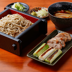 【名物】千住葱とブランド鴨のせいろ