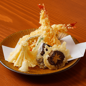 Wエビの天ぷら盛り合わせ